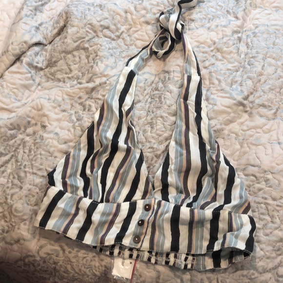 Urban Outfitters Tops - NWT URBAN OUTFITTERS Halter V-Neck Crop Top